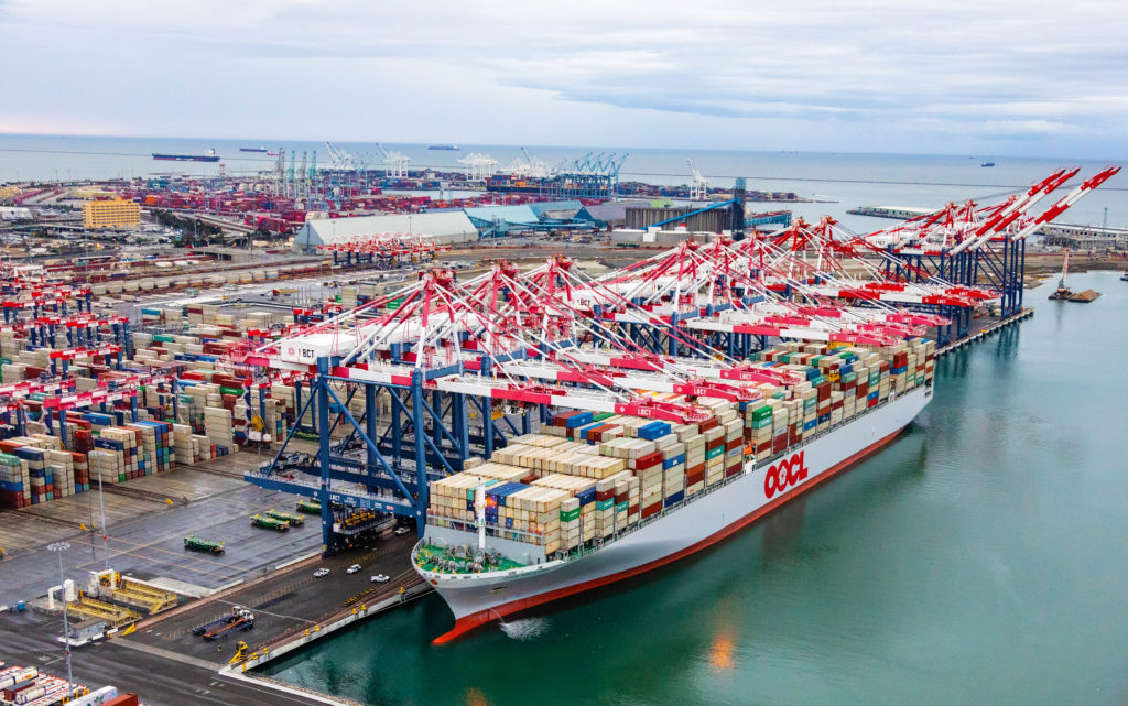 Port of Long Beach Container Ship