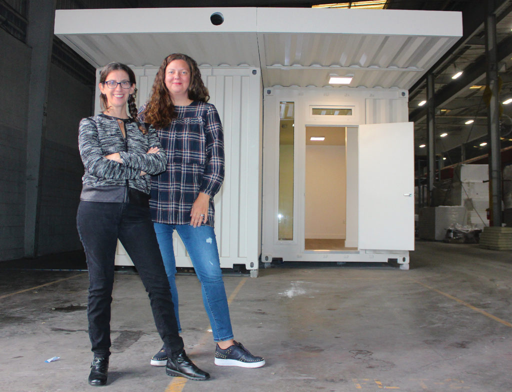 CRATE Modular presidents Amanda Gattenby and Lisa Sharpe