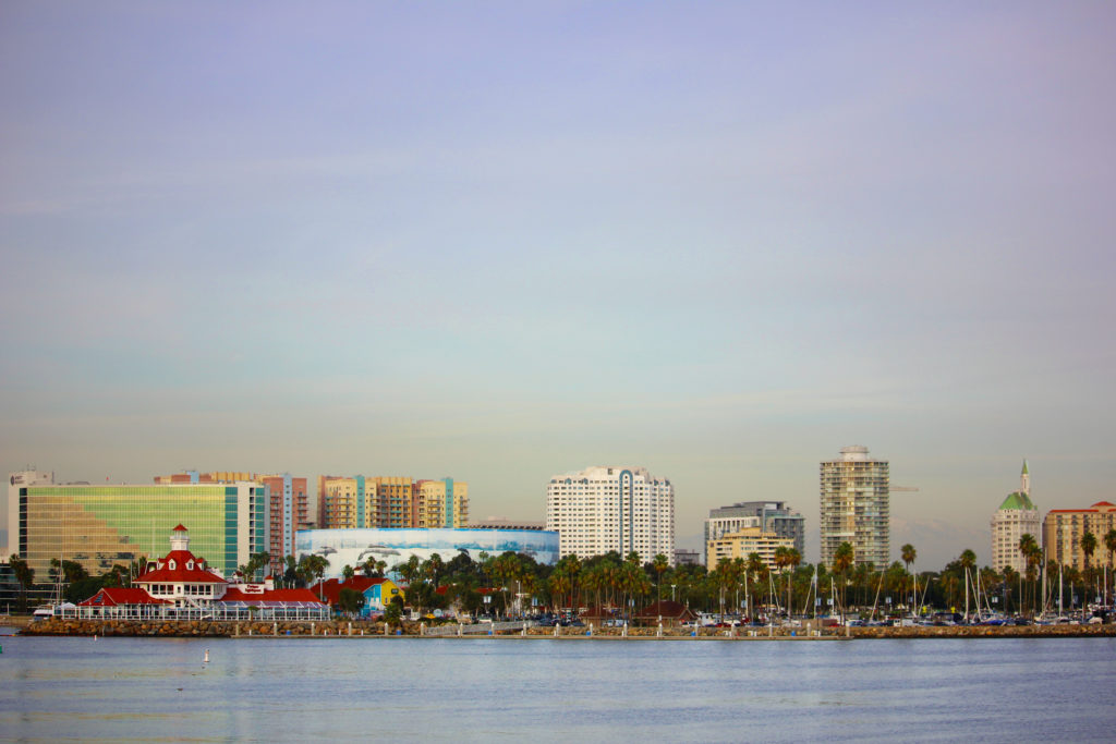 Downtown Long Beach shoreline