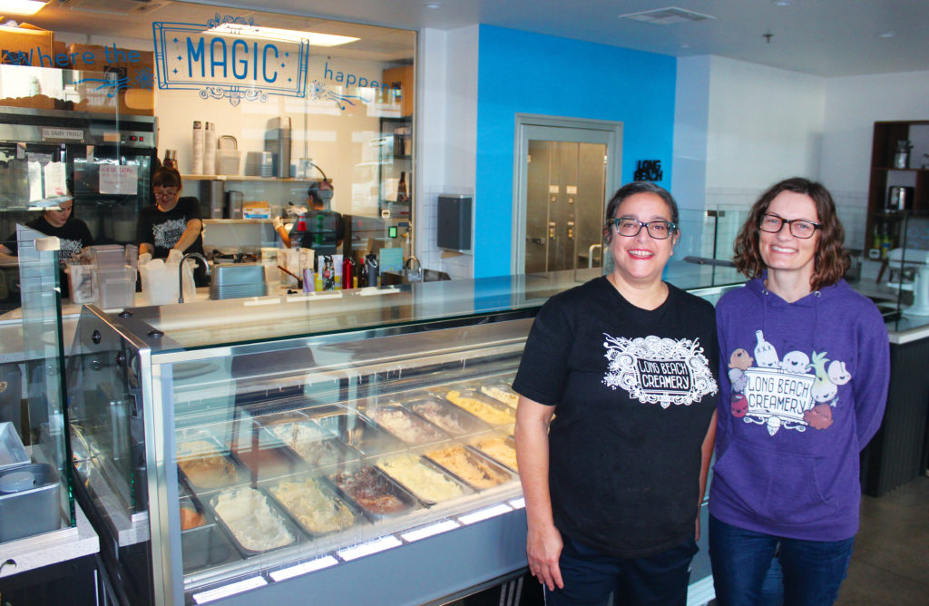 Dina Amadril and Tracee Schmidt, Long Beach Creamery