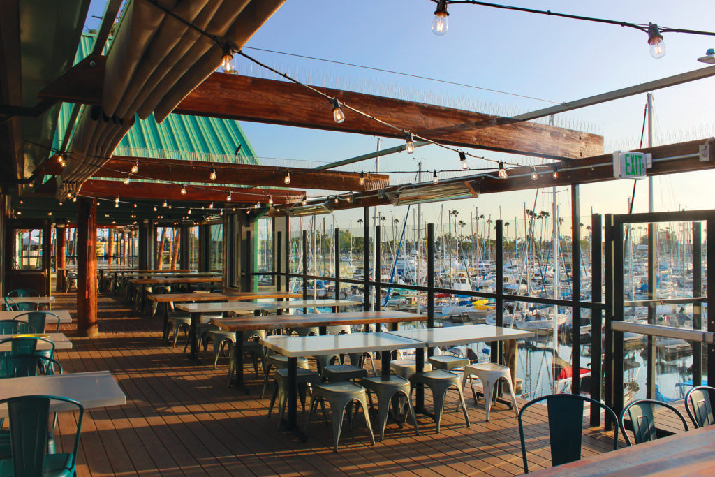 San Pedro Fish Market Alamitos Bay patio