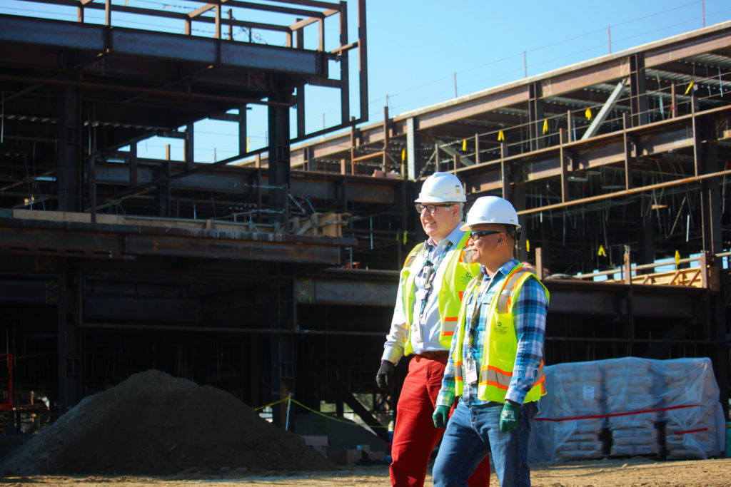 Long Beach VA campus construction