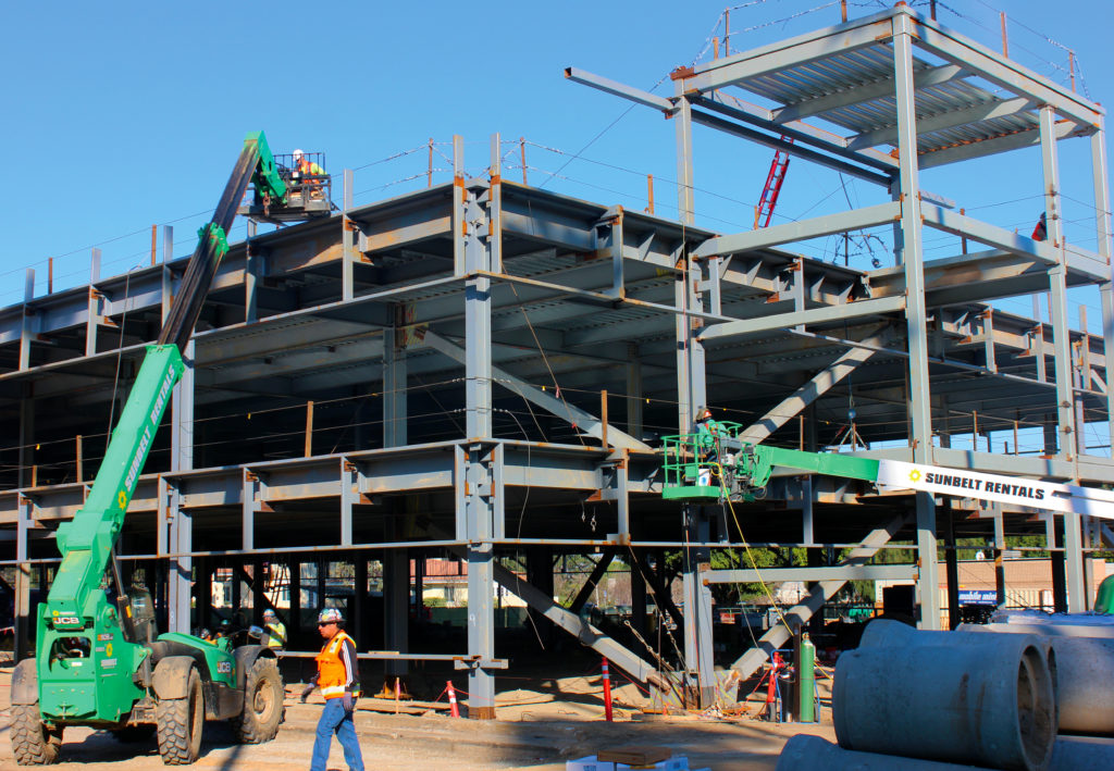 Long Beach VA campus construction